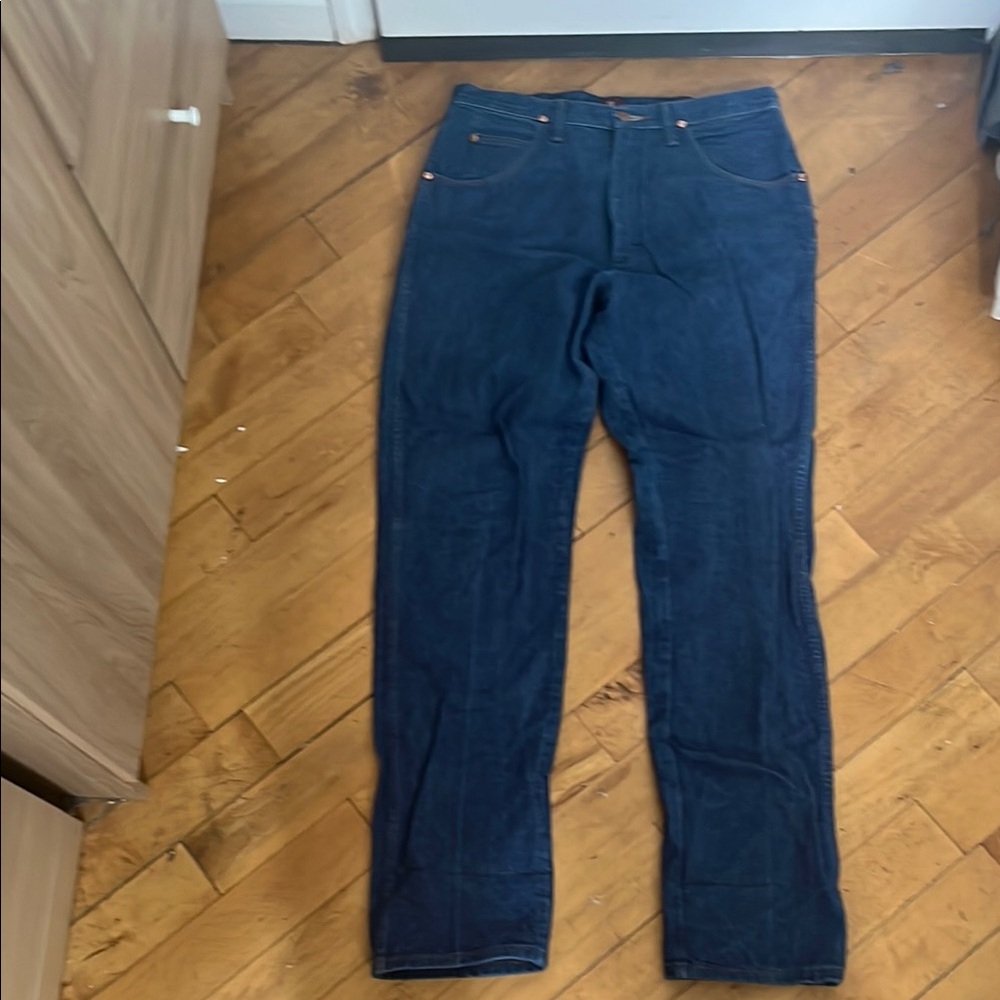Wrangler Blue Straight Leg Jeans Classic Style